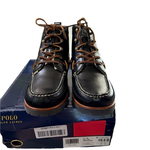 Polo Ralph Lauren - Men’s Black Leather Boots · Size 10.5 main image 7